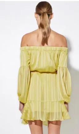 Mossman The Liar Liar Mini Dress in Yellow Size 10 for rent on The Volte - image 5