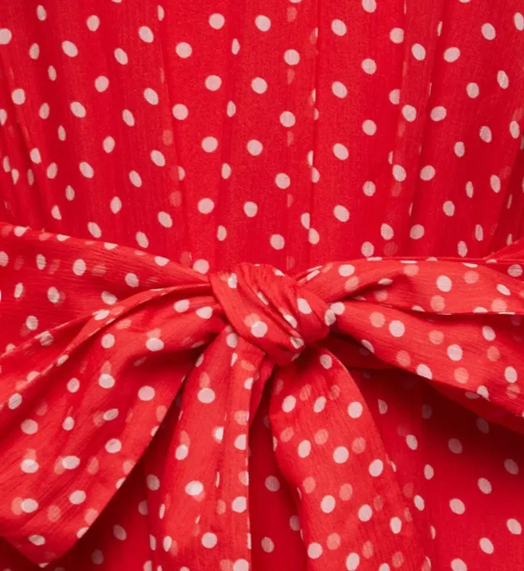 Zimmermann Ninety-Six Swing Red Polka Dot Dress Size 0 / AU 8 for rent on The Volte - main image