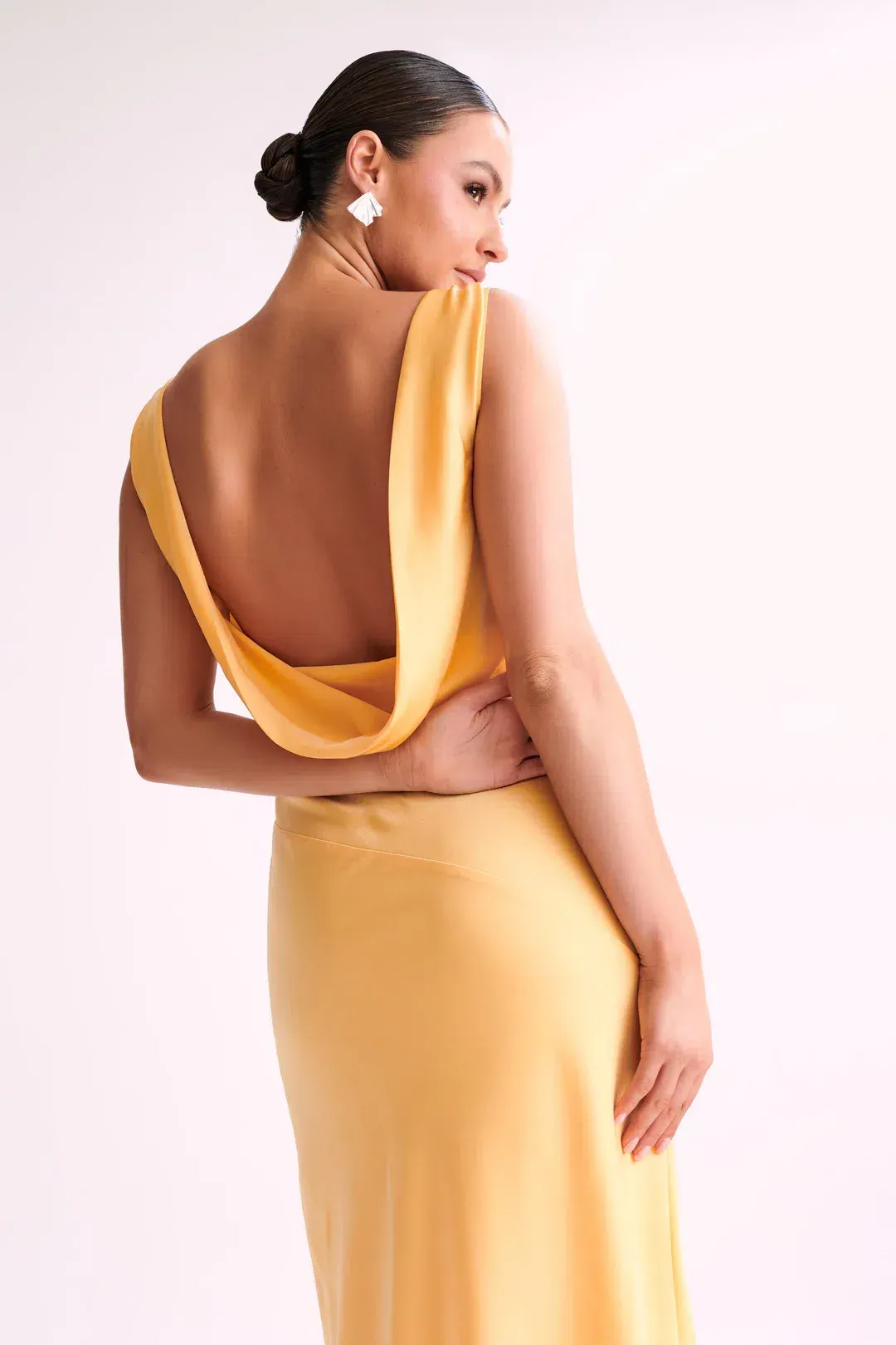 Meshki Nadia Dress in Yellow Size AU 10 for rent on The Volte - main image