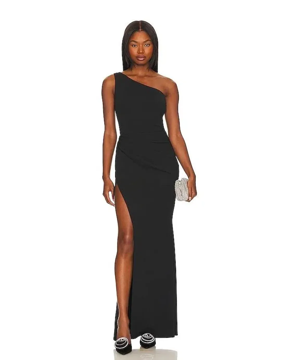 Katie May Rebecca Gown in Black Size 10 for rent on The Volte - main image
