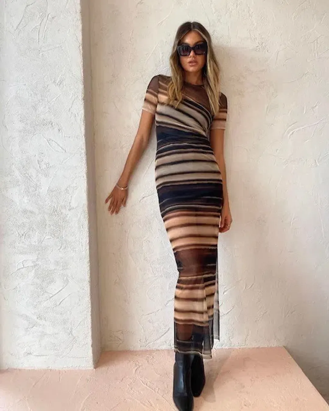 Bec & Bridge Watercolour Maxi Dress Print Size 10 for rent on The Volte - main image