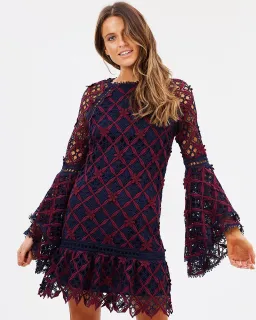 MOS The Label Dusk To Dawn Mini Dress Multi Size 8 for rent on The Volte - image 3