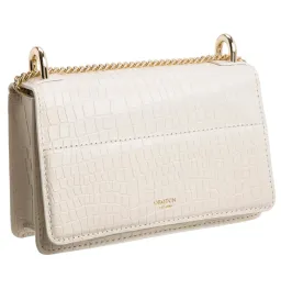 Oroton Forte Micro Clutch in Cream for rent on The Volte - image 6