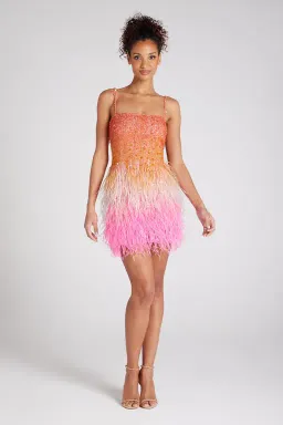 Nadine Merabi Cassie Sunset Dress Multi Size S for rent on The Volte - image 2