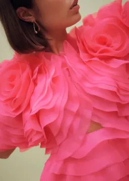 Aje Amour Mini Dress Pink Size 14 for rent on The Volte - image 3