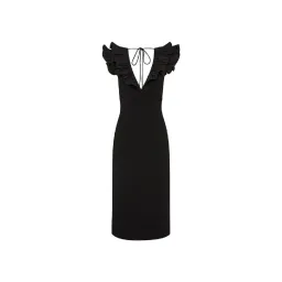 Rebecca Vallance Chloe Midi Dress Black Size 14 for rent on The Volte - image 4
