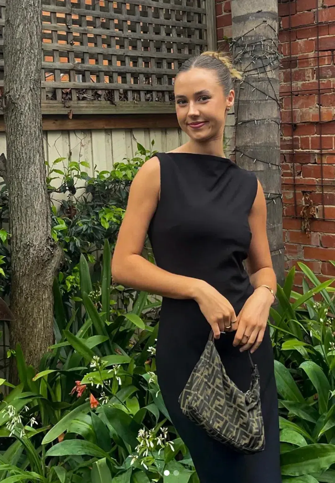 Effie Kats Verona Gown Black Size 8 for rent on The Volte - main image