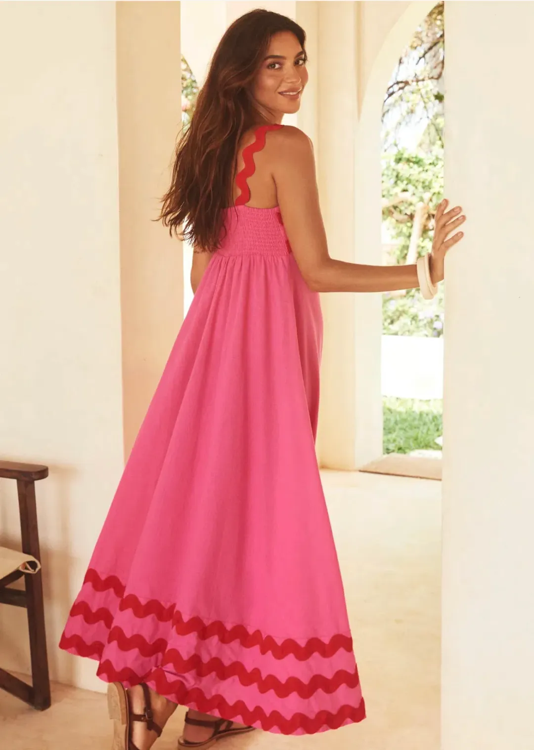 Mister Zimi Vivi Dress Pink Ric Rac Size 8 for rent on The Volte - main image