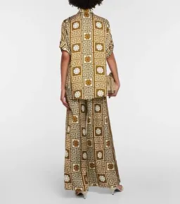 Alemais Dimi Jacquard Shirt & Pant Set Print Size 8 for rent on The Volte - image 7
