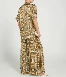 Alemais Dimi Jacquard Shirt & Pant Set Print Size 8 for rent on The Volte - image 6