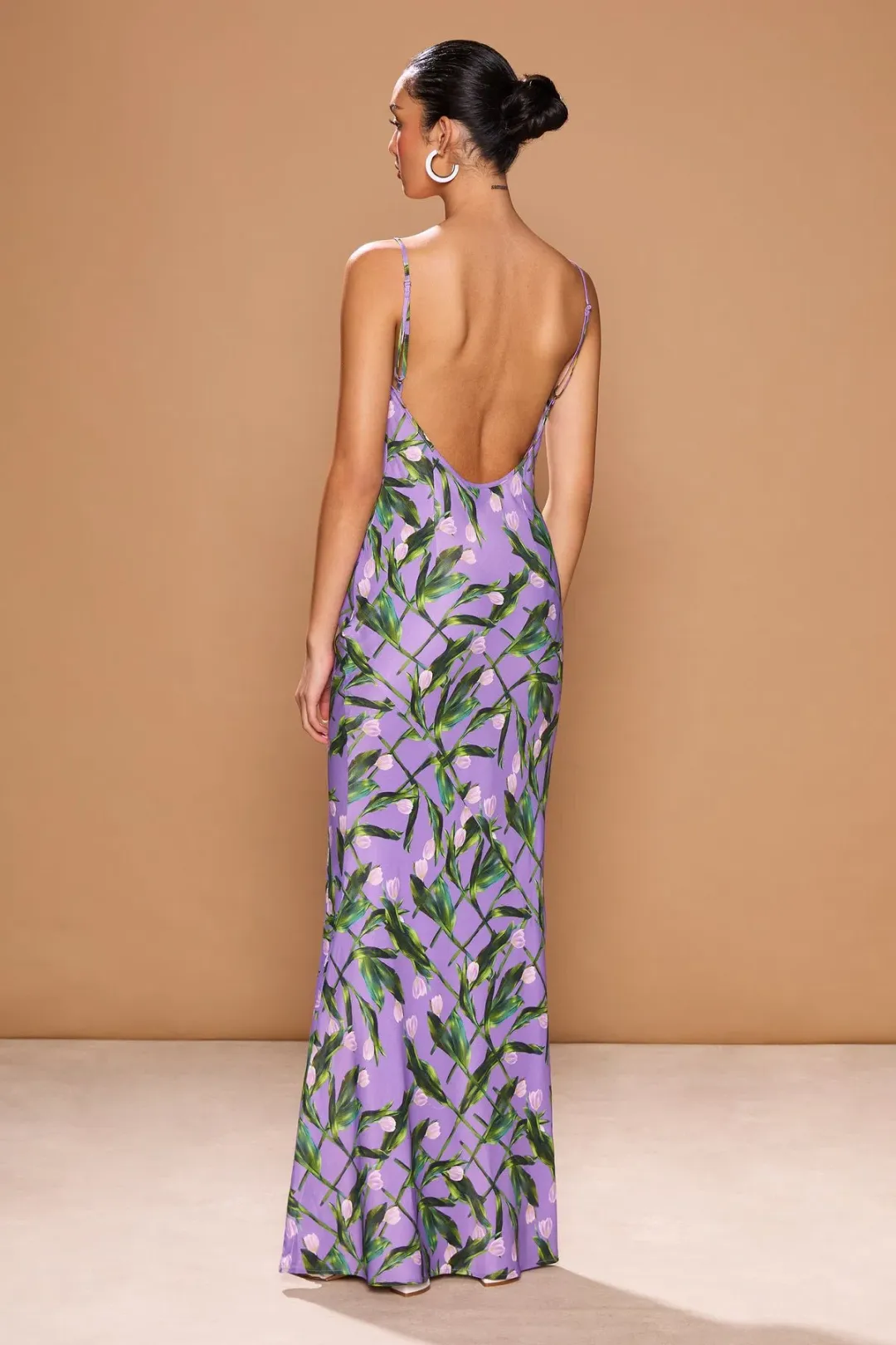 Sonya Moda Portofino Dress Tulipani Viola Floral Size 12 for rent on The Volte - main image