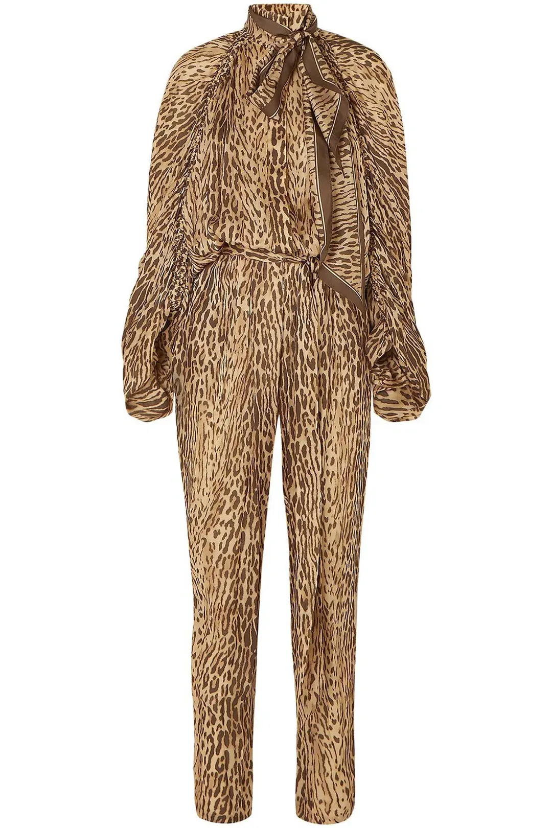 Zimmermann The Espionage Drown Jumpsuit Animal Print Size 0 / 8 AU for rent on The Volte - main image