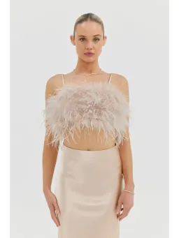 Bubish Iris Top & Harlow Skirt Champagne Size S / AU  8 for rent on The Volte - image 3