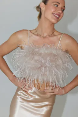 Bubish Iris Top & Harlow Skirt Champagne Size S / AU  8 for rent on The Volte - image 2