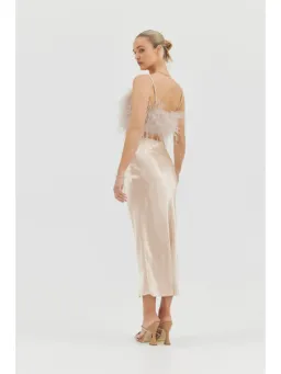 Bubish Iris Top & Harlow Skirt Champagne Size S / AU  8 for rent on The Volte - image 5