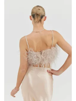 Bubish Iris Top & Harlow Skirt Champagne Size S / AU  8 for rent on The Volte - image 4