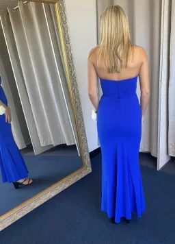 Sheike Eternity Strapless Gown Cobalt Size AU 8  for rent on The Volte - image 2