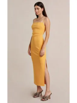 Bec & Bridge Cammi Midi Dress in Marigold Size AU 10 for rent on The Volte - image 2