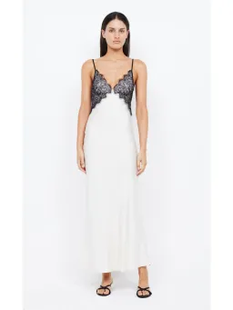 Bec & Bridge Emery Lace Maxi Dress Ivory/Black Size AU 8 for rent on The Volte - image 1