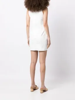 Sir The Label Esther Mini Dress in Ivory Size 1 / 8 AU for rent on The Volte - image 2