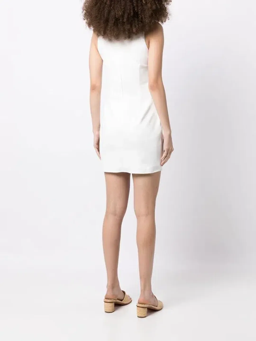 Sir The Label Esther Mini Dress Ivory Size 0 / 6 AU for rent on The Volte - main image