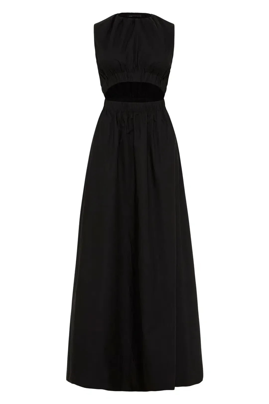 Sir The Label Dion Gathered Dress Black Size 0 / 6 AU  for rent on The Volte - main image