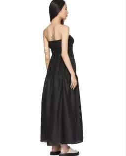 Sir The Label Evie Strapless Dress Black Size 2 / 10 AU for rent on The Volte - image 2