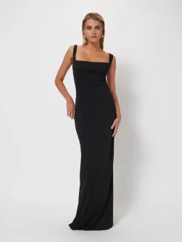 Effie Kats Helena Gown Black Size M / AU 10 for rent on The Volte - image 1