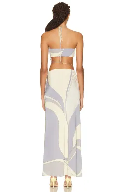 Sir The Label Adrianna Deconstructed Dress Cesco Print Size 2 / 10 AU for rent on The Volte - image 4