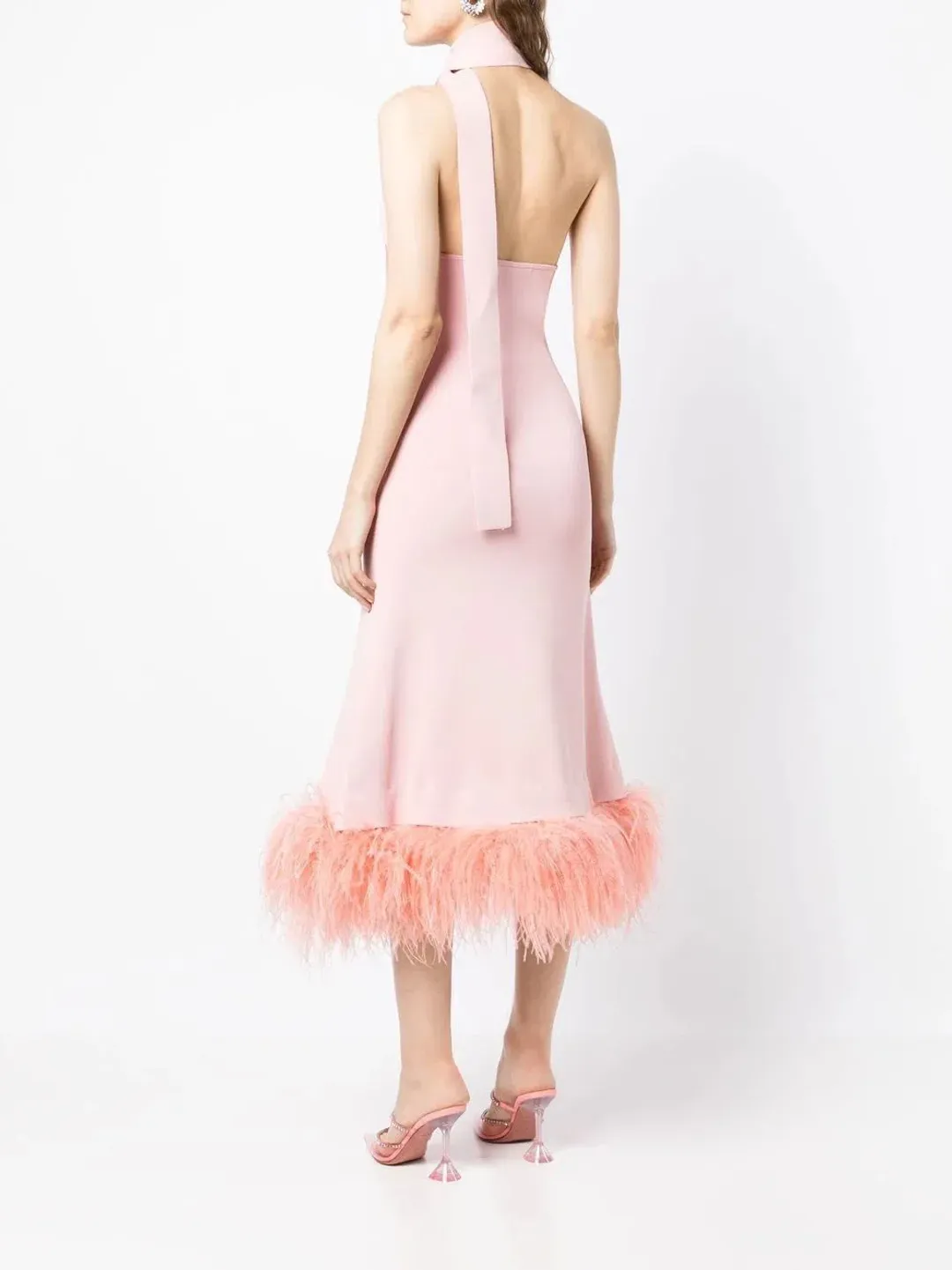 Rachel Gilbert Rita Dress in Pink Size 3/AU12 for rent on The Volte - main image