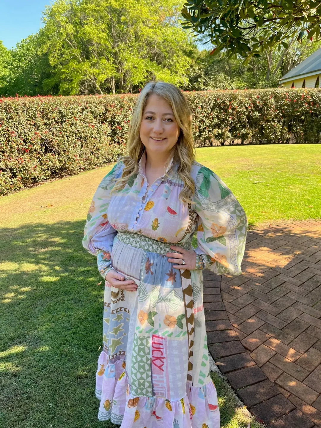 Alemais Emma Gale Shirtdress Multi Size 12 for rent on The Volte - main image