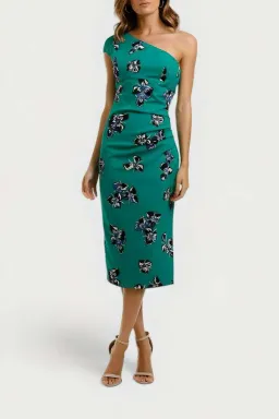 Moss and Spy Valencia One Shoulder Dress in Multi Size 12 for rent on The Volte - image 2