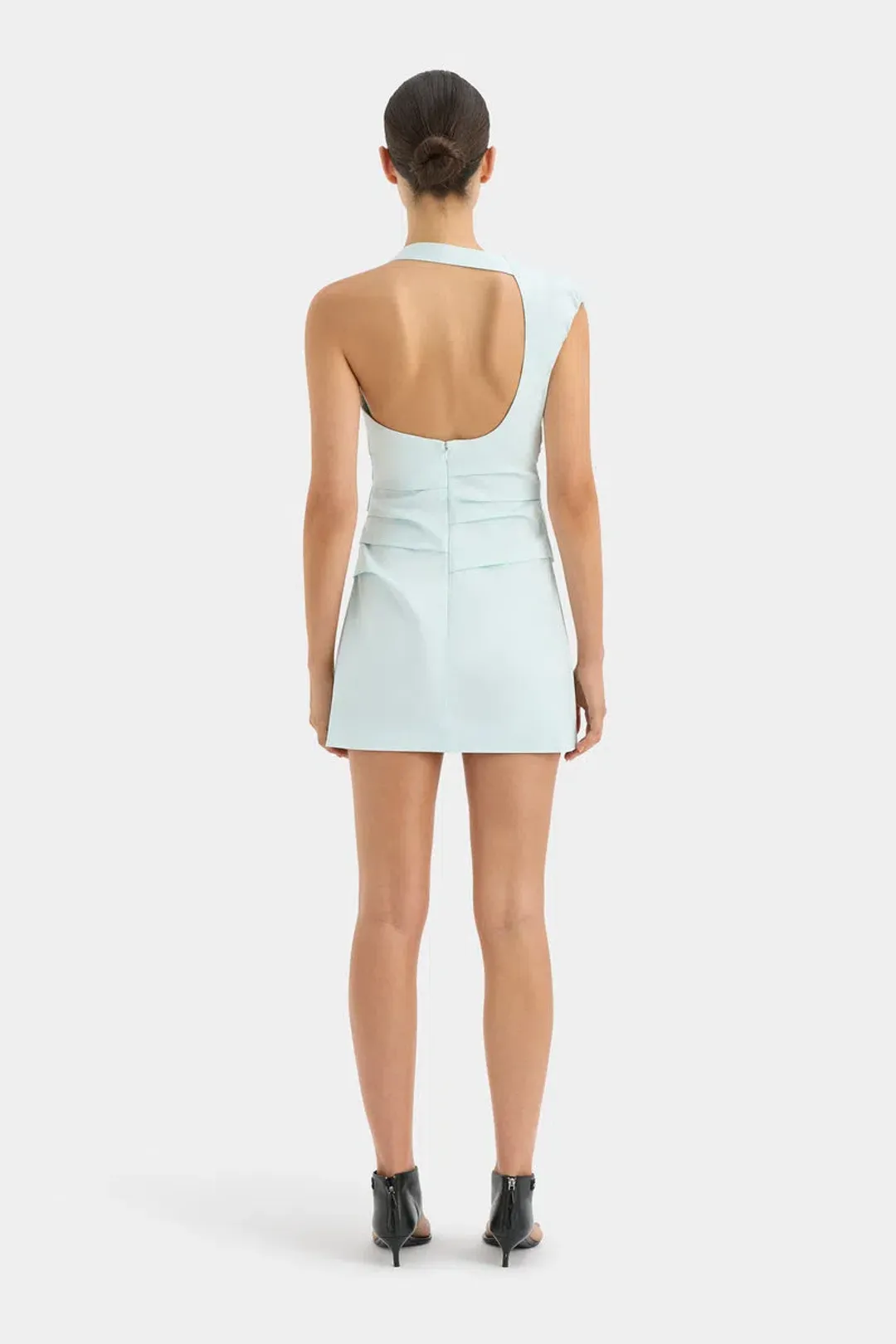 Sir the Label Azul Gathered Mini Dress Ice Blue Size 2/ AU 10 for rent on The Volte - main image