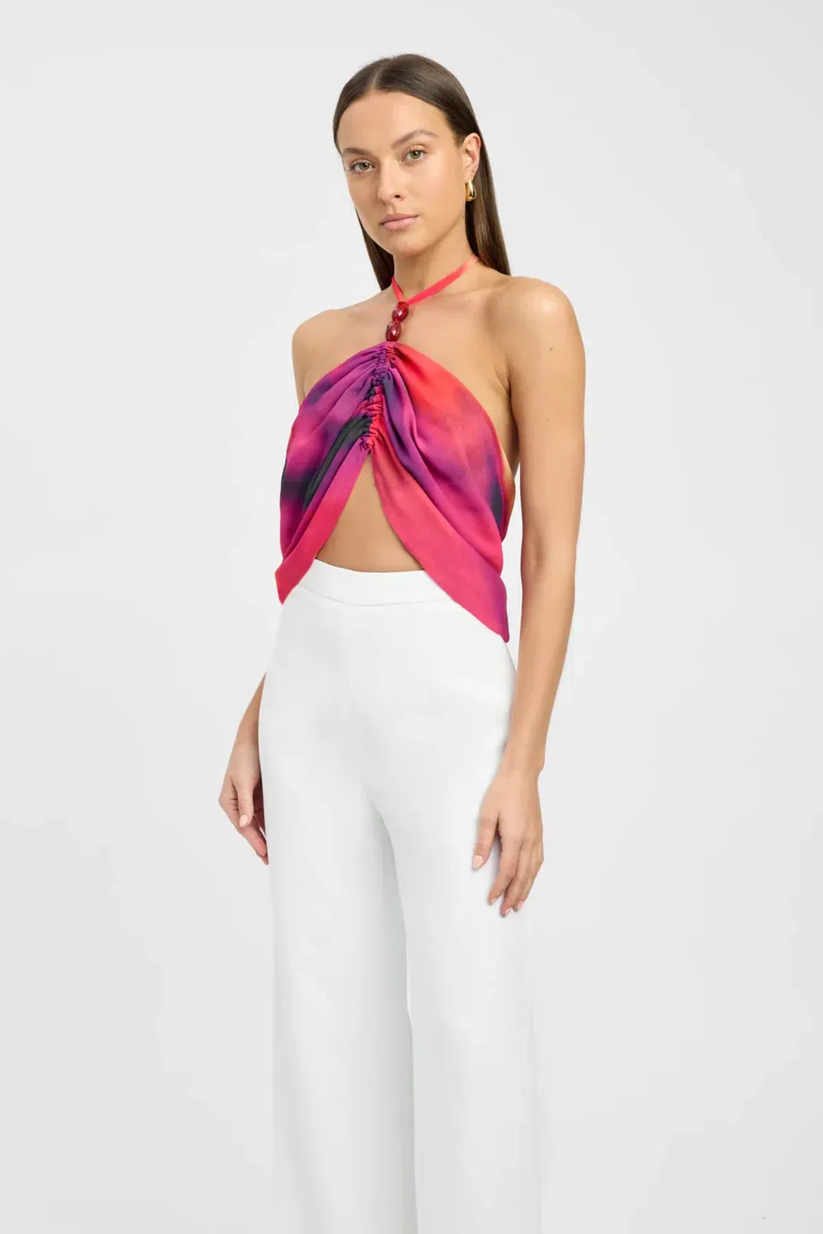 Kookai Bea Halter Top Multi Size 36/ AU 8 for rent on The Volte - main image
