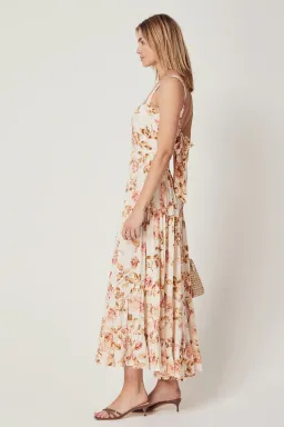 Auguste The Label Eden Maxi Dress Cream Floral Size 12 for rent on The Volte - image 4