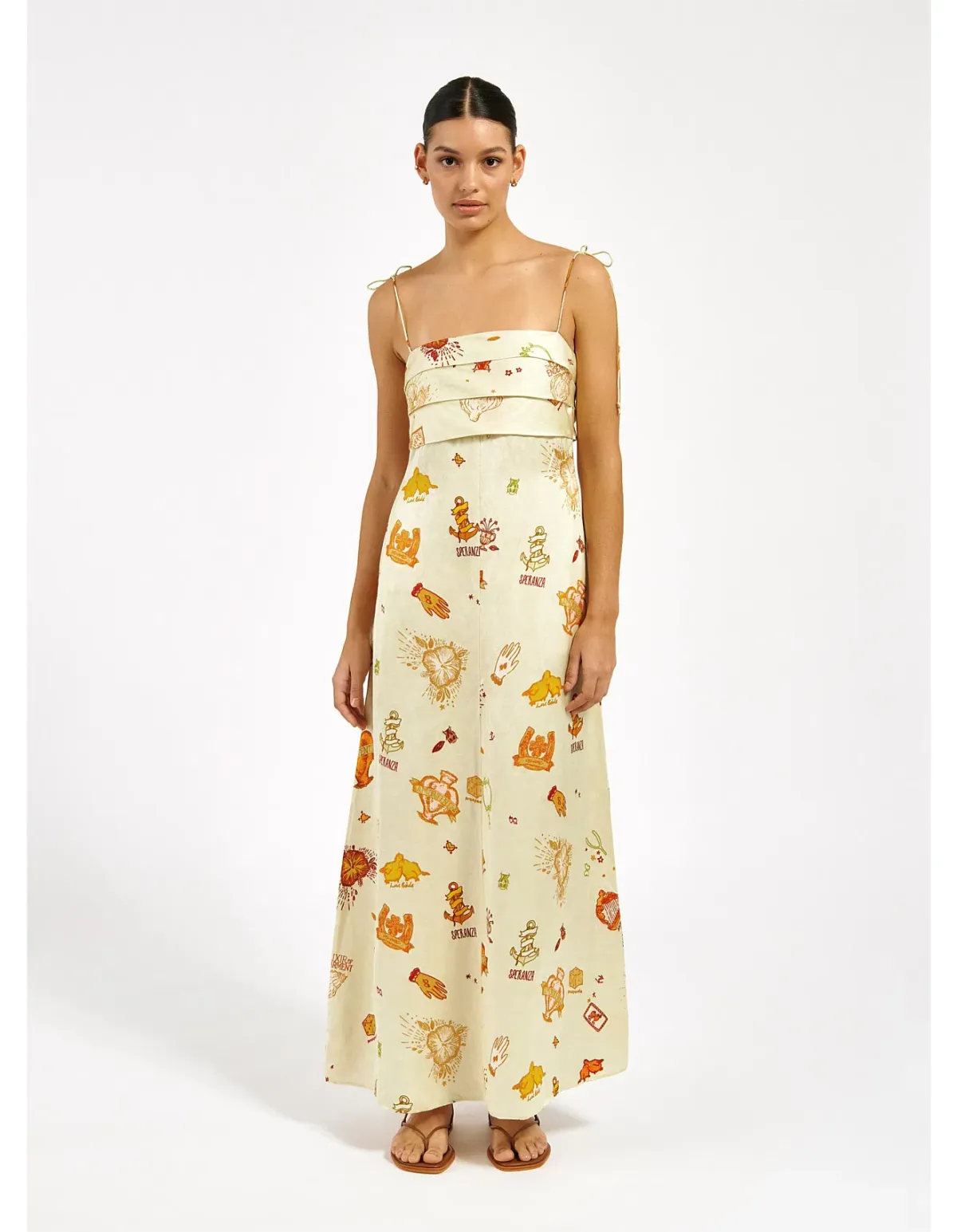 Roame Atlas Dress Fortuna Print Size 2 / AU 10 for rent on The Volte - main image