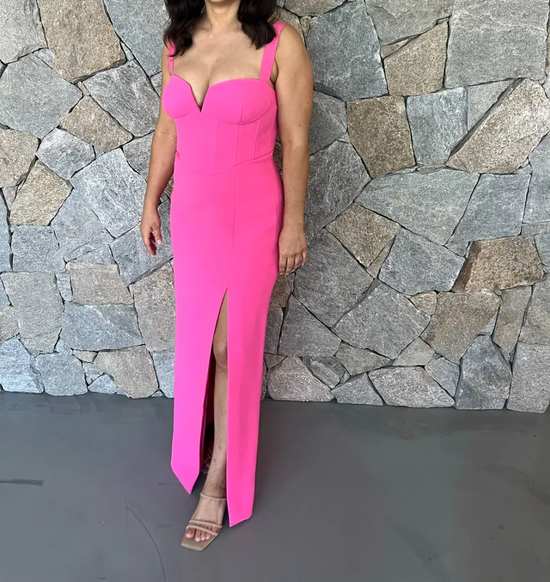 Rebecca Vallance Marie Gown Pink Size 10 for rent on The Volte - main image
