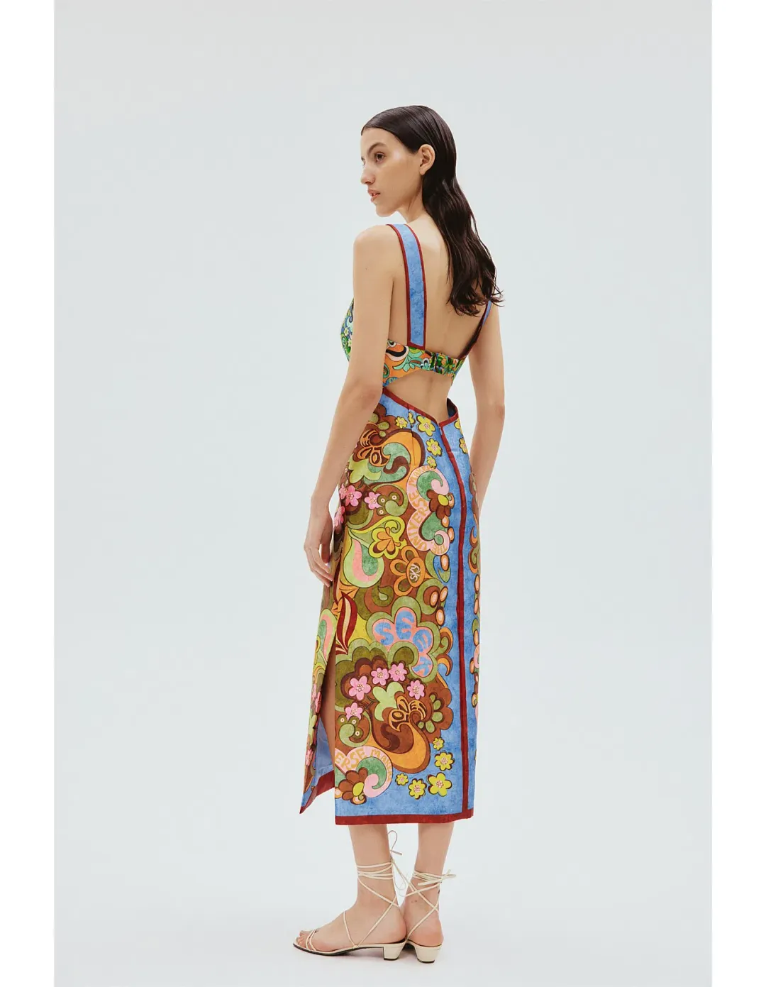 Alemais Dreamer Corset Midi Dress Multi Size AU 10 for rent on The Volte - main image