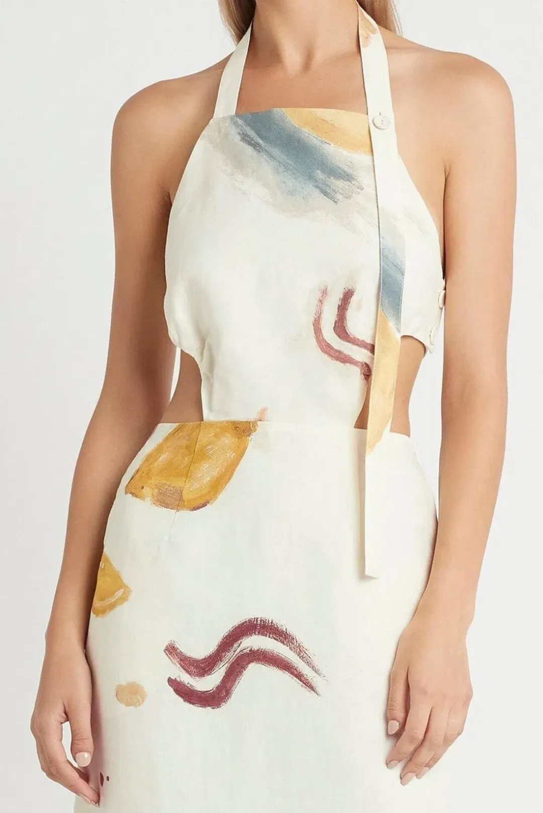 Sir The Label Martine Halter Dress Print Size 0/ AU 6 for rent on The Volte - main image