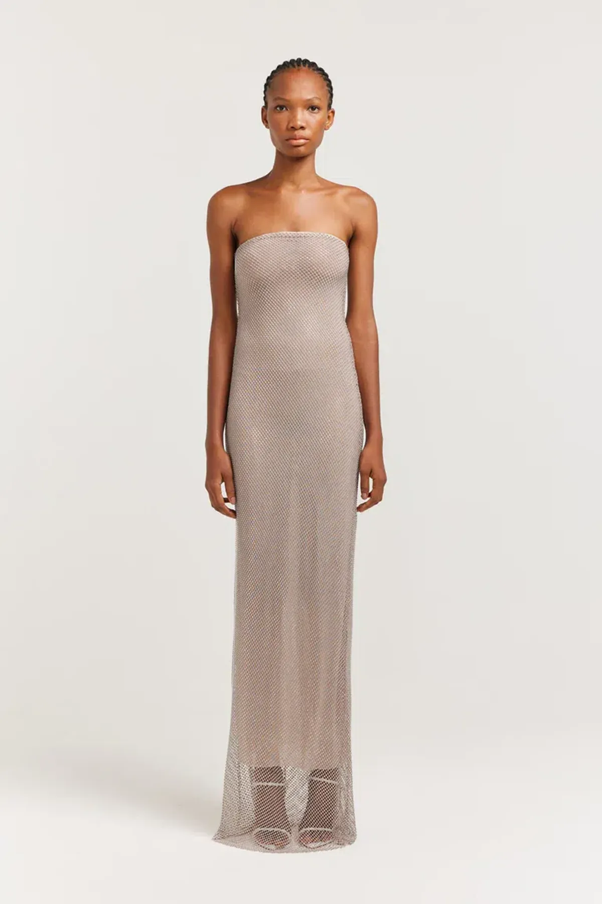 Henne Carmine Dress Nude Size XXS/XS / AU 6 for rent on The Volte - main image