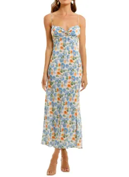Bec & Bridge La Jolie Midi Dress Floral Size 12 for rent on The Volte - image 2
