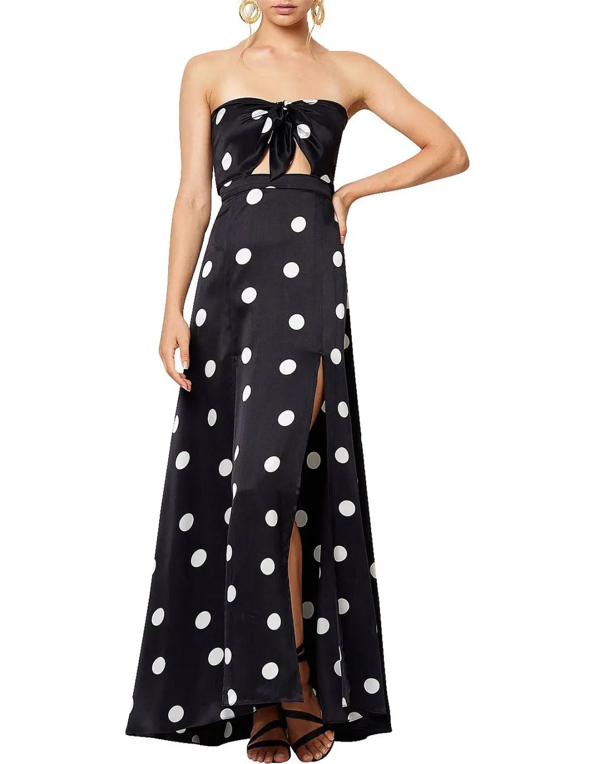 Bec and Bridge Mamita Maxi Dress Print Size 6 for rent on The Volte - main image