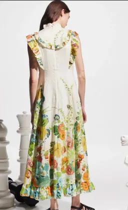 Alemais - Constance Midi Dress - Size 12 for rent on The Volte - image 3