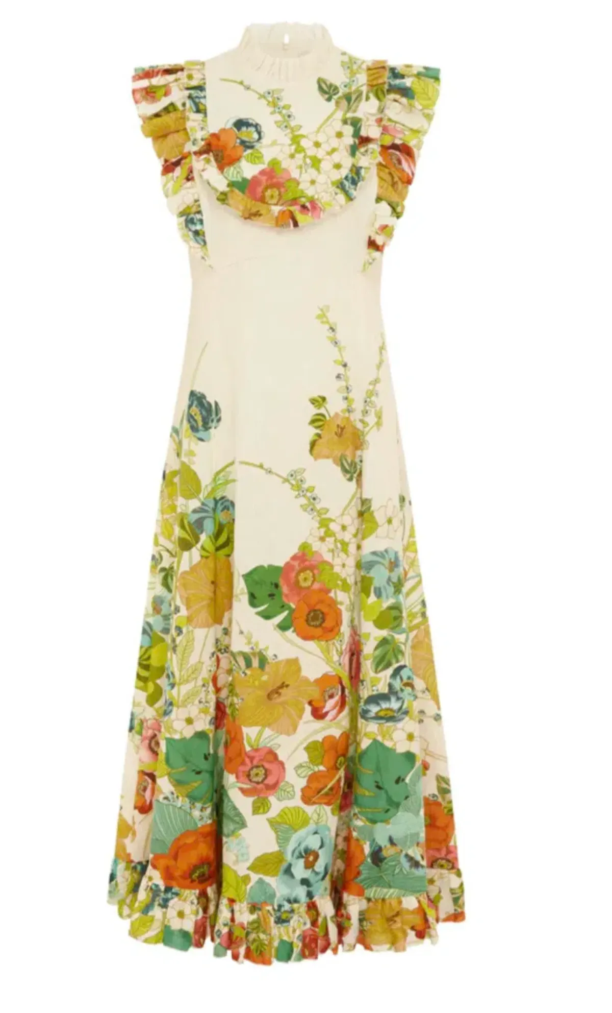Alemais - Constance Midi Dress - Size 12 for rent on The Volte - main image