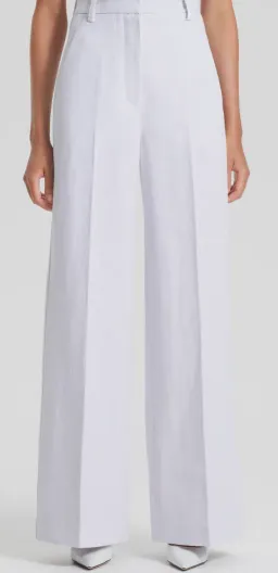 Scanlan Theodore Linen Drape Leg Trouser in Tinted Grey Size AU 10 for rent on The Volte - image 2