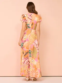 By Nicola Havana Wrap Maxi Dress Fruit Punch Print Size 14 for rent on The Volte - image 3