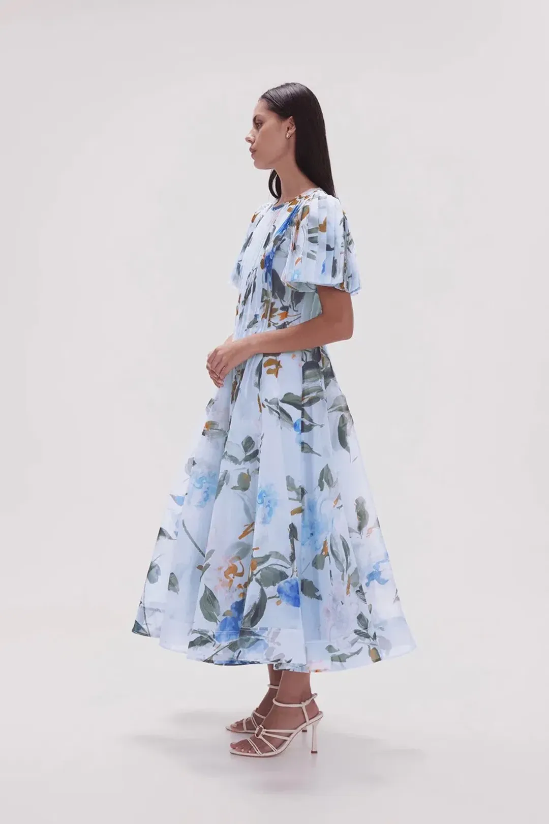 AJE - Nova Pleated Midi Dress Divine Orchid - Size 16 for rent on The Volte - main image