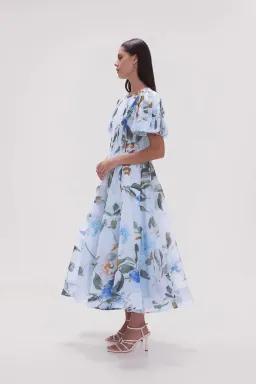 AJE - Nova Pleated Midi Dress Divine Orchid - Size 16 for rent on The Volte - image 2