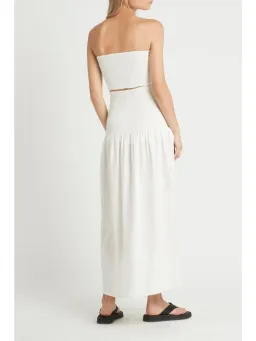 Sir The Label Madelyn Strapless Dress Ivory Size 3 / AU 12  for rent on The Volte - image 3