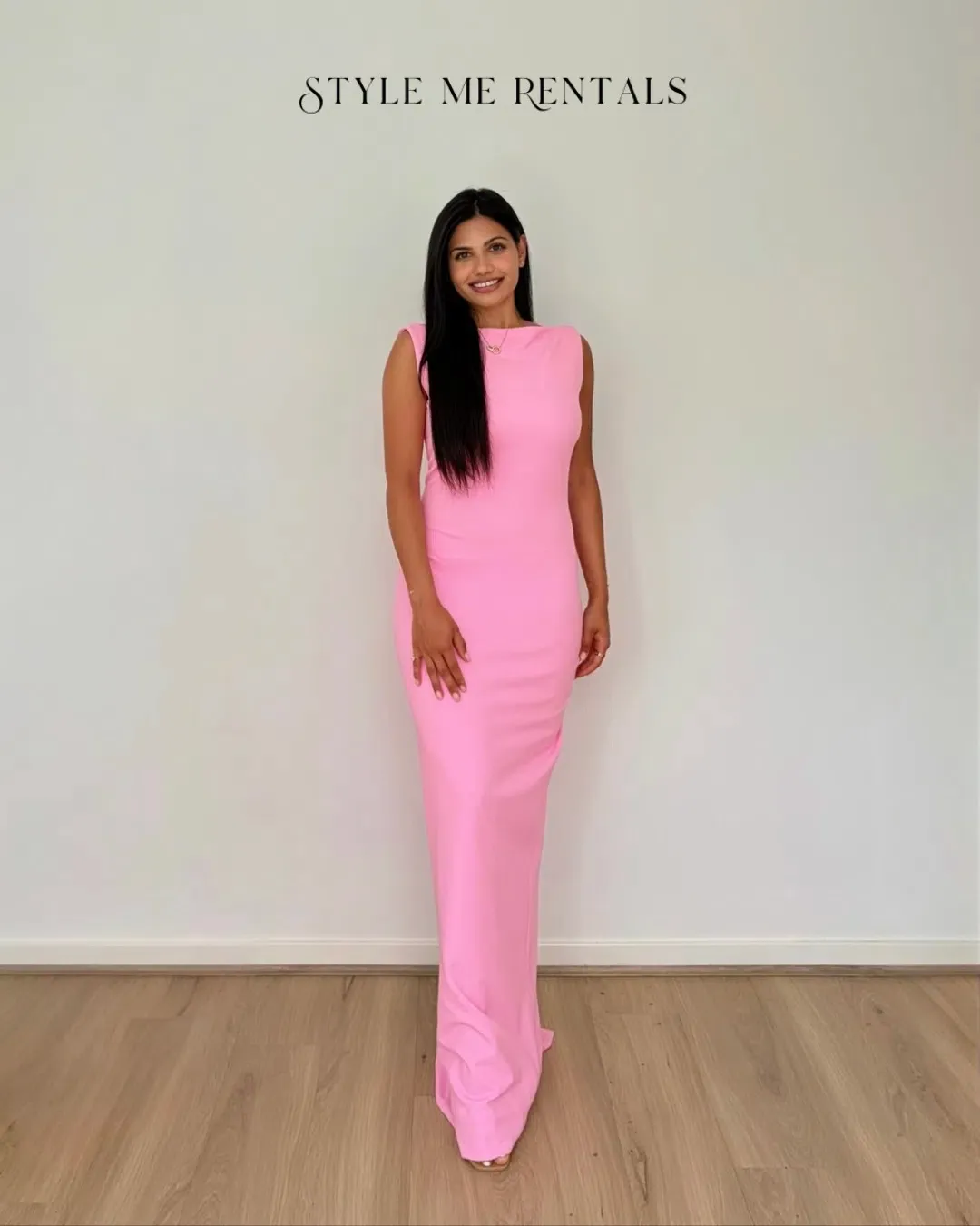 Effie Kats Verona Gown Dress Fairy Floss Size M for rent on The Volte - main image